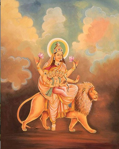 Nine forms of the Goddess - During Navratri