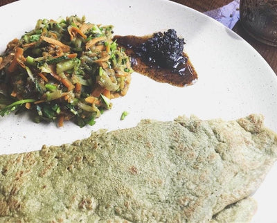 Mung Bean Pudas & Grated StirFry Recipe