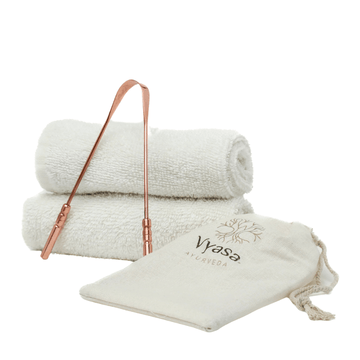 Copper Tongue Scraper - Heavy Duty (Removes Toxins)