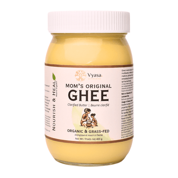 Ghee - Grass-fed & Organic, 400g value pack (Pure, Nutrient-rich, High-Heat Cooking)