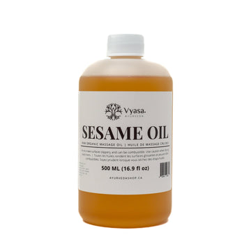 Sesame Massage Oil - Cured & Organic