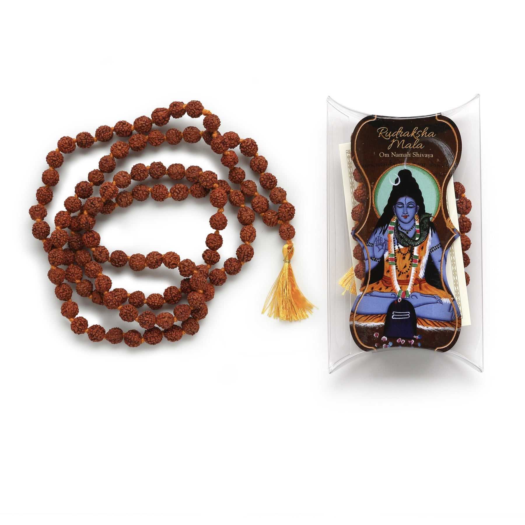 Rudraksha Hand Knotted Mala,meditation Mala, 108 Malas, Knotted